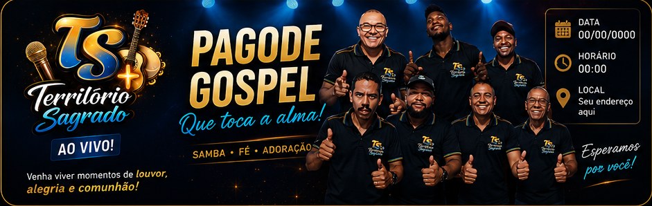 Banner de divulgação de show